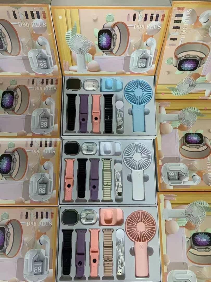 D96 Plus smart watch gift set with accessories